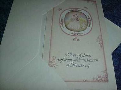 Glückwunschkarte zur Hochzeit-DDR