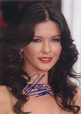 Original Autogramm Catherine ZETA-JONES auf HGF