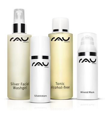 RAU Cosmetics Pflege-Set Unreine Haut L: Silver Produkte & Reinigung