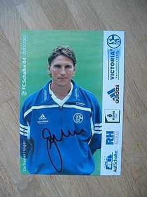 FC Schalke 04 Saison 01/02 Holger Gehrke Autogramm