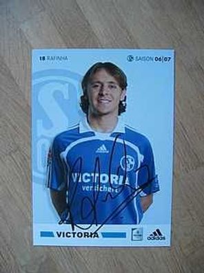 FC Schalke 04 Saison 06/07 Rafinha Autogramm