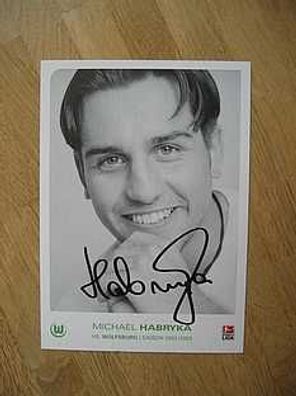 VfL Wolfsburg Saison 02/03 Michael Habryka Autogramm
