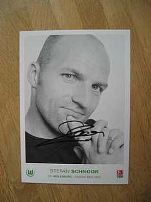 VfL Wolfsburg Saison 02/03 Stefan Schnoor Autogramm