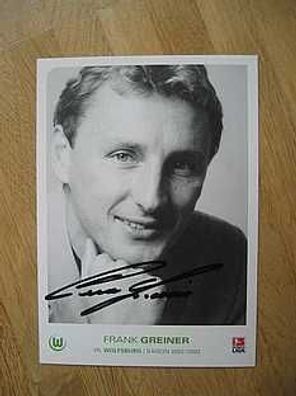 VfL Wolfsburg Saison 02/03 Frank Greiner Autogramm