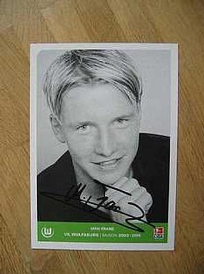 VfL Wolfsburg Saison 03/04 Maik Franz Autogramm