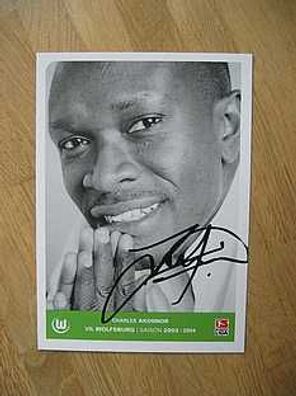 VfL Wolfsburg Saison 03/04 Charles Akonnor Autogramm