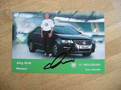 VfL Wolfsburg Saison 05/06 Jörg Drill Autogramm