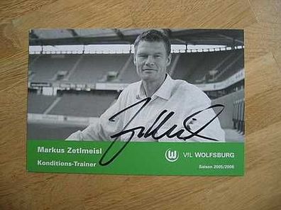 VfL Wolfsburg Saison 05/06 Markus Zetlmeisl Autogramm