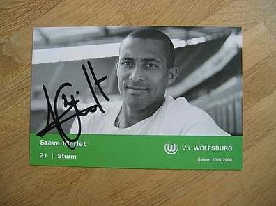 VfL Wolfsburg Saison 05/06 Steve Marlet Autogramm