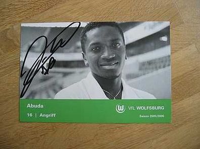 VfL Wolfsburg Saison 05/06 Abuda Autogramm