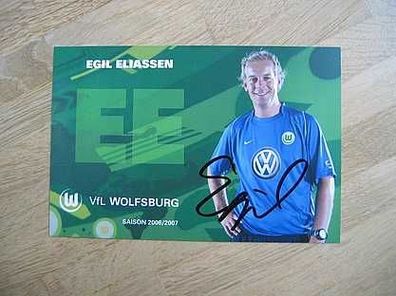 VfL Wolfsburg Saison 06/07 Egil Eliassen Autogramm