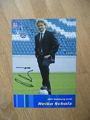 MSV Duisburg Saison 05/06 Heiko Scholz Autogramm