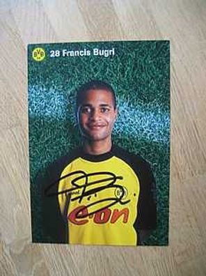 Borussia Dortmund Saison 01/02 Francis Bugri Autogramm