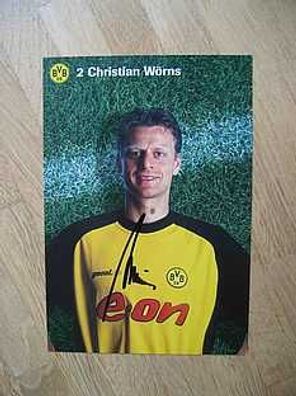 Borussia Dortmund Saison 01/02 Christian Wörns Autogram