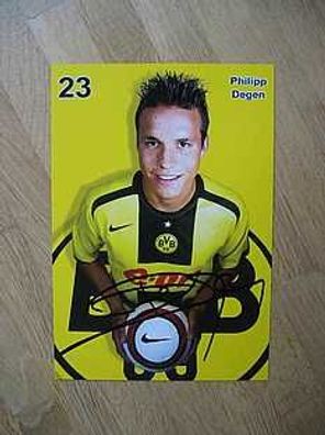 Borussia Dortmund Saison 05/06 Philipp Degen Autogramm