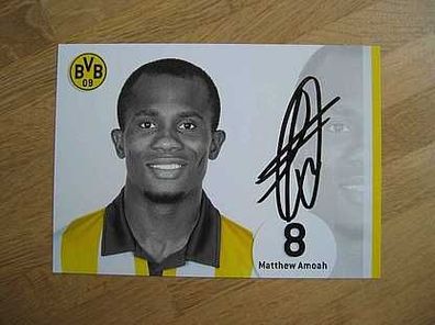 Borussia Dortmund Saison 06/07 Matthew Amoah Autogramm