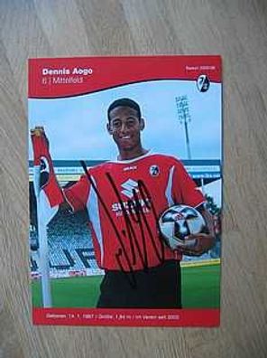 SC Freiburg Saison 05/06 Dennis Aogo Autogramm