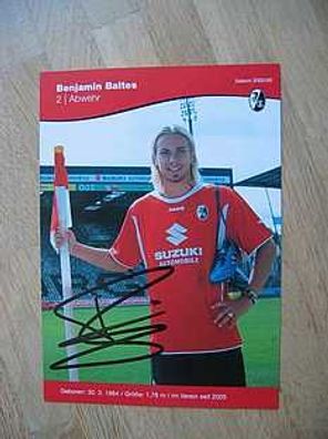 SC Freiburg Saison 05/06 Benjamin Baltes Autogramm