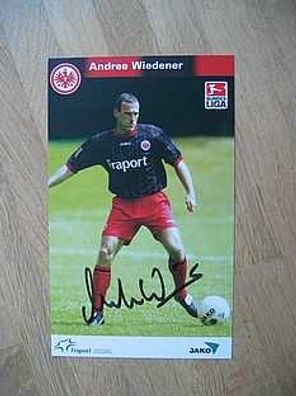 Eintracht Frankfurt Saison 03/04 Andree Wiedener - handsigniertes Autogramm!!!