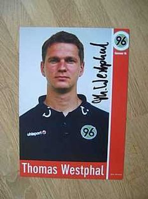 Hannover 96 Saison 02/03 Thomas Westphal Autogramm