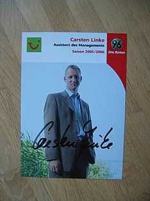 Hannover 96 Saison 05/06 Carsten Linke Autogramm
