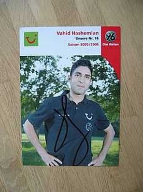 Hannover 96 Saison 05/06 Vahid Hashemian Autogramm
