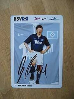 Hamburger SV Saison 01/02 Benjamin Kruse Autogramm