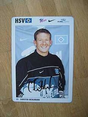 Hamburger SV Saison 01/02 Carsten Wehlmann Autogramm