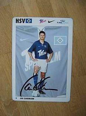 Hamburger SV Saison 01/02 Jan Sandmann Autogramm