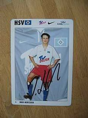 Hamburger SV Saison 01/02 Ingo Hertzsch Autogramm