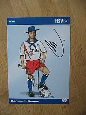 Hamburger SV Saison 03/04 Bernardo Romeo Autogramm