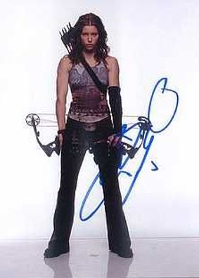 Original Autogramm Jessica BIEL auf HGF (Blade: Trinity)