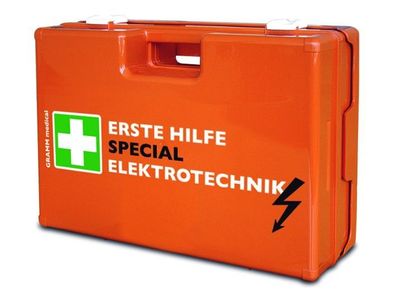 Verbandkoffer Special Elektrotechnik mit Inhalt DIN 13157:2021-11 + Zusatzausstattung