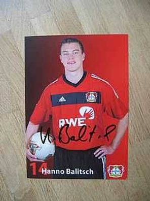 Bayer Leverkusen Saison 02/03 Hanno Balitsch Autogramm