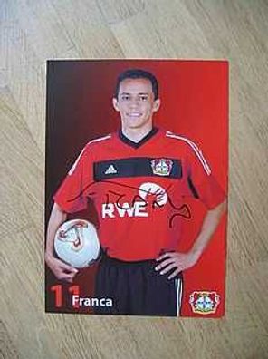 Bayer Leverkusen Saison 02/03 Franca Autogramm