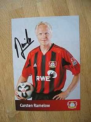 Bayer Leverkusen Saison 05/06 Carsten Ramelow Autogramm