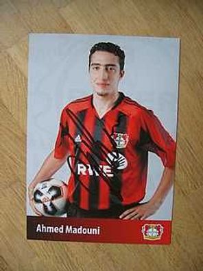 Bayer Leverkusen Saison 05/06 Ahmed Madouni Autogramm