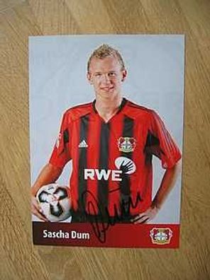 Bayer Leverkusen Saison 05/06 Sascha Dum Autogramm