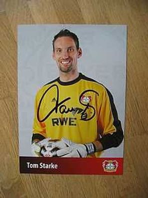 Bayer Leverkusen Saison 05/06 Tom Starke Autogramm
