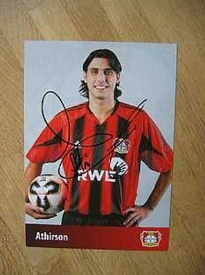 Bayer Leverkusen Saison 05/06 Athirson Autogramm