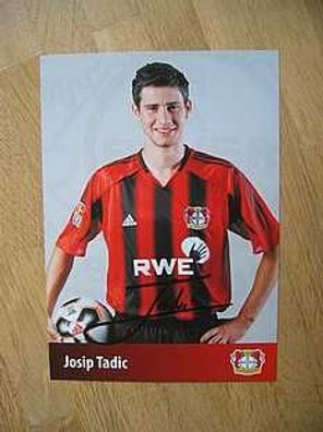 Bayer Leverkusen Saison 05/06 Josip Tadic Autogramm