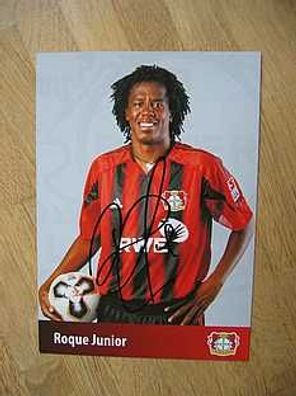 Bayer Leverkusen Saison 05/06 Roque Junior Autogramm