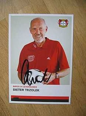 Bayer Leverkusen Saison 06/07 Dieter Trzolek Autogramm