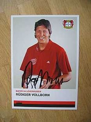 Bayer Leverkusen Saison 06/07 Rüdiger Vollborn Autogram