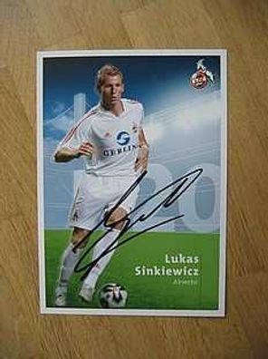 1. FC Köln Saison 05/06 Lukas Sinkiewicz Autogramm