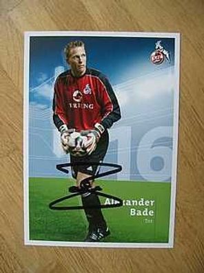 1. FC Köln Saison 05/06 Alexander Bade Autogramm