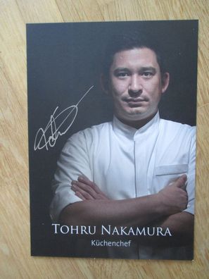 Sternekoch Tohru Nakamura - handsigniertes Autogramm!!!