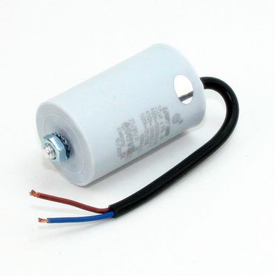 12,5uF 450V Anlaufkondensator Motorkondensator mit Kabel spritzwassergeschützt
