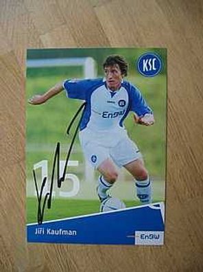 Karlsruher SC Saison 05/06 Jiri Kaufman Autogramm