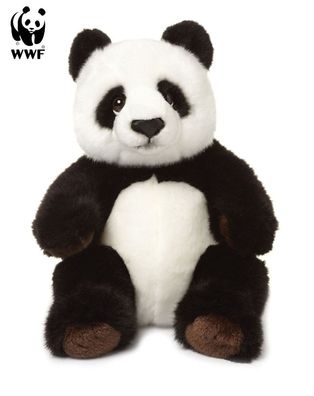 WWF Plüschtier Panda (sitzend, 22cm) lebensecht Kuscheltier Stofftier NEU
